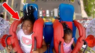 Kids Passing Out 6  Funny Slingshot Ride Compilation [upl. by Hagerman218]