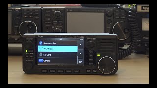 Icom IC705 WiFI Bluetooth And GPS Functionality VS3 Bluetooth Headset [upl. by Attiuqehs]