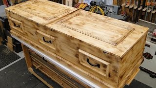 How to build a Casket DIY Pine Box [upl. by Natascha]