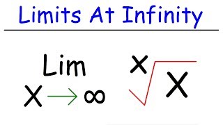 Limits at Infinity With Radicals amp Fractional Exponents [upl. by Medarda]