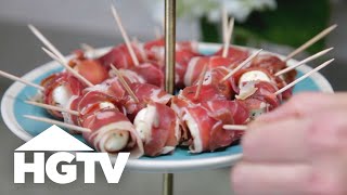 3 NoBake 5Minute Appetizers  HGTV [upl. by Yzzik]