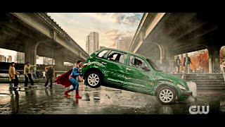 Superman Saves Boy from Falling Car  Superman amp Lois  1x11 HD [upl. by Niala741]