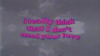 Joesef  Think That I Dont Need Your Love Official Lyric Video [upl. by Anifled86]