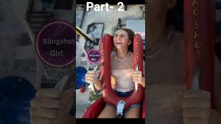 Funny Slingshot Ride Moments [upl. by Laddy]