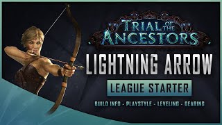 PoE 322 – Lightning Arrow Deadeye – League Starter – Build Guide [upl. by Ahseym822]