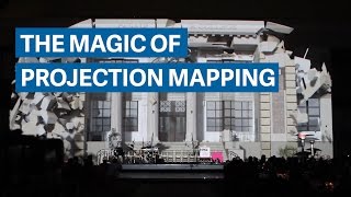 The magic of 3D projection mapping [upl. by Ellerd]