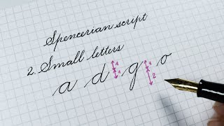 Spencerian Penmanship for beginners Part 1  How to write in Spencerian script  Cursive handwriting [upl. by Haizek]