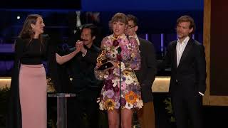 Taylor Swift Wins Album Of The Year  2021 GRAMMY Awards Show Acceptance Speech [upl. by Akcemat894]