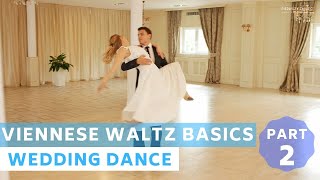 Viennese Waltz Basics  part 2  Figures  Wedding Dance choreography [upl. by Acinod]