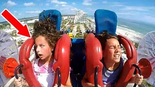 Kids Passing Out 5  Funny Slingshot Ride Compilation [upl. by Loretta]