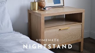 DIY 1  White Oak Nightstand [upl. by Jarrow]