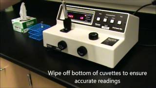 How To Use A Spectrophotometer [upl. by Faun593]