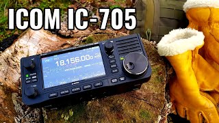 Icom IC705  Portable HF QRP Ham Radio OH8STN [upl. by Atwater]