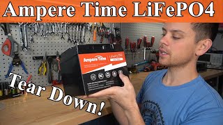 12V quotAmpere Timequot LiFePO4 Battery Teardown [upl. by Geddes]