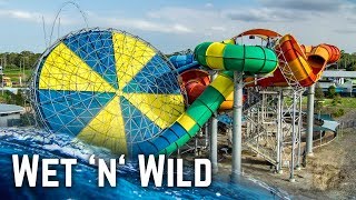 ALL WATER SLIDES at Wet n Wild Sydney GoPro [upl. by Maiga]