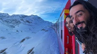 Así es viajar en TREN por SUIZA [upl. by Annerol454]