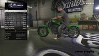 GTA V quotCUSTOMIZING FRANKLINS BIKEquot [upl. by Aliab98]