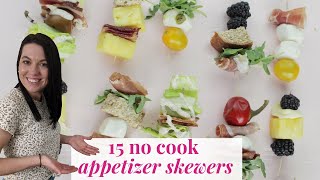 Skewer Appetizer Recipes  Easy Appetizers for Parties  Homebody Eats [upl. by Atires]