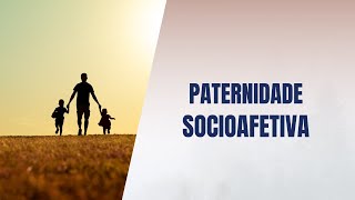 Paternidade socioafetiva [upl. by Nitnilc]