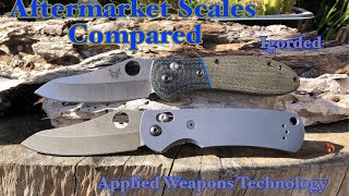 Benchmade Griptilian Aftermarket Scale Comparison [upl. by Reed]