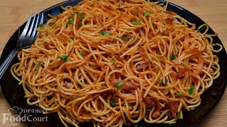 Spicy amp Tasty Noodles without Sauce and Vegetables Noodles Recipe [upl. by Damian355]