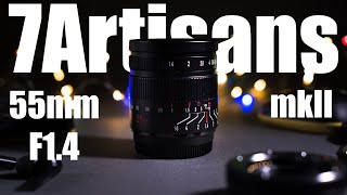 7Artisans 55mm f14 mark II Second generation of the great portrait lens Review with Image Samples [upl. by Eimrej]