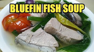 HOW TO COOK FISH TINOLA  BLUEFIN FISH SOUP RECIPE [upl. by Eirod]