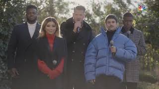 Pentatonix sings US National Anthem at Lake Tahoe [upl. by Lizette671]