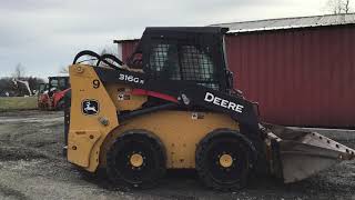 John Deere 316GR SKID STEER [upl. by Susumu418]