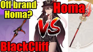 Hu Tao Staff of Homa vs Blackcliff Pole Atk difference The results may surprise you  Genshin Impact [upl. by Bethanne]