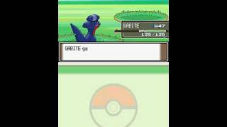 Pokemon Platinum GibleGabiteGarchomp [upl. by Airpal606]