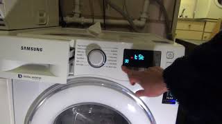 How to tip 18  Enter Service CycleTest mode Samsung Ecobubble Washing Machine [upl. by Hinch567]