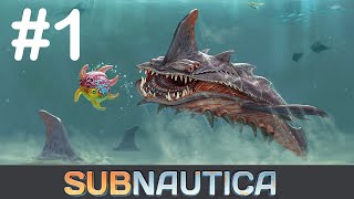 Lets Play Subnautica  Episode 1  Gameplay  Impressions [upl. by Zeta]