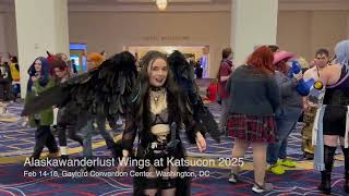 Alaskawanderlust Wings at Katsucon 2025 [upl. by Neural]