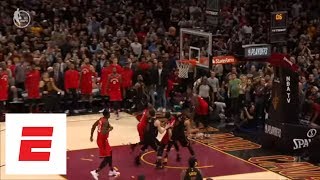 LeBron James buzzerbeater closes out Game 3 of Raptors vs Cavaliers  ESPN [upl. by Adiaros977]