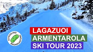 Lagazuoi Armentarola Ski Tour [upl. by Nolte]