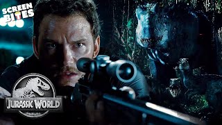 The Raptors Turn On Owen  Jurassic World 2015  Screen Bites [upl. by Kerin]