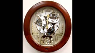 QXM531ZRH  Seiko Melodies in Motion Clock with Swarovski Crystals [upl. by Anselma]