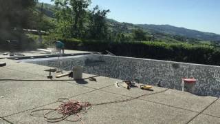 Diving Board Base Removal [upl. by Odnaloy]