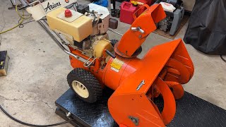 1970s Ariens Snow Snow Blower Leaking Oil [upl. by Ferne]