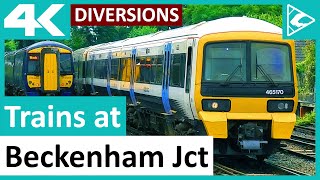 Trains amp Diversions at Beckenham Junction SEML 27072020 [upl. by Eilama]