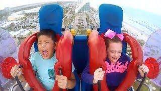 KIDS  Siblings 1  Funny Slingshot Ride Compilation [upl. by Alano]