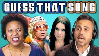 ADULTS GUESS THAT SONG CHALLENGE 70s Songs REACT [upl. by Higgs]