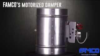 Motorized Damper  HVAC dampers by FAMCO manufacturing [upl. by Nisay2]