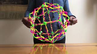 Hoberman Sphere Breathing [upl. by Mehsah]