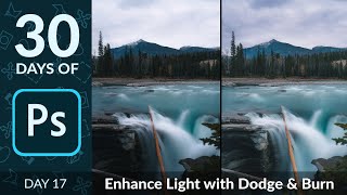 How to Dodge amp Burn in Photoshop  Day 17 [upl. by Isiahi59]