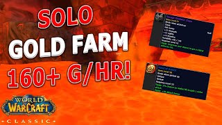 WoW Classic  BEST RANGED SOLO FARM 160 GOLD PER HOUR [upl. by Nahpets]