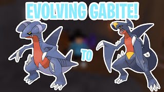 EVOLVING GABITE  ROBLOX POKEMON BRICK BRONZE [upl. by Nnaitsirk955]