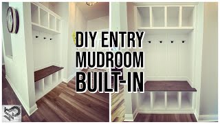 How to Make an Entry Mudroom BuiltIn Part1 [upl. by Elisabetta]