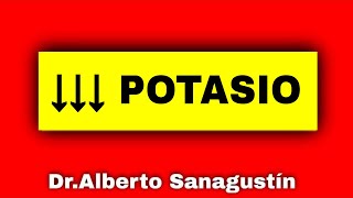 HIPOPOTASEMIA【Potasio BAJO】 causas síntomas ecg fisiopatología y tratamiento Hipokalemia [upl. by Pape]